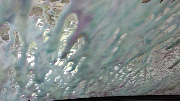 Inside car wash