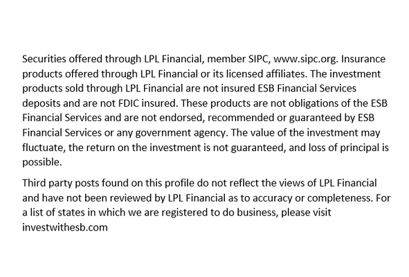 ESB Financial Services: Disclosure