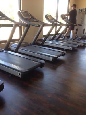 Clean and available treadmills