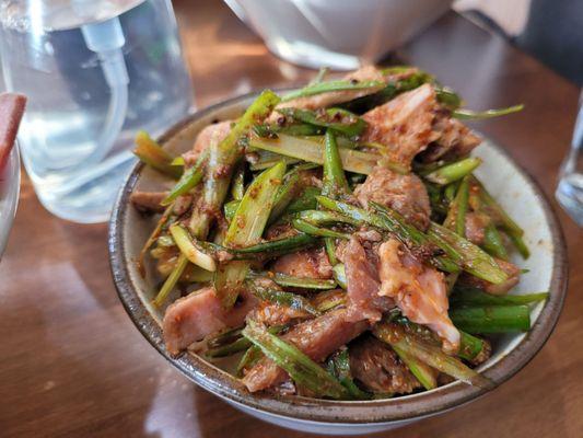 Pork and Scallion Rice Bowl