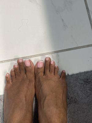 Gel pedicure