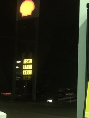 It's actually $1.54/gallon!