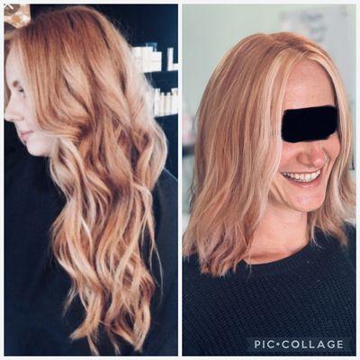 Rose Gold Balayage