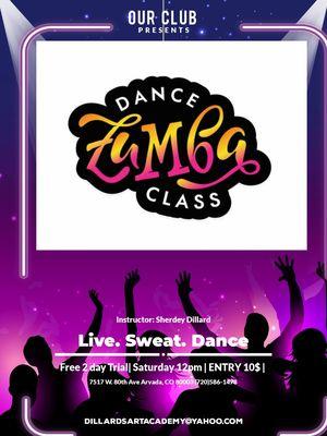 Come by and enjoy a Zumba workout.