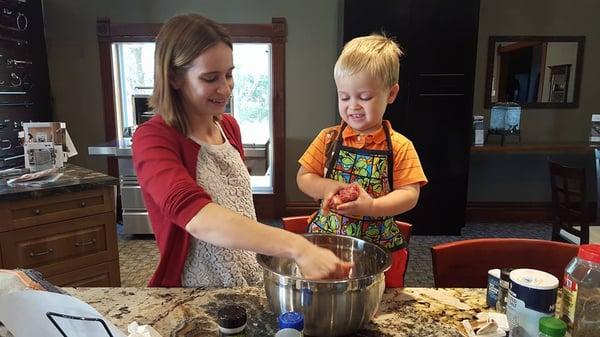 You are never too young for the kitchen!