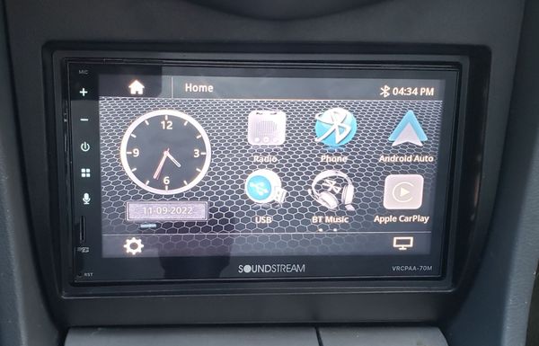 Upgraded my 2003 Honda with a touch screen stereo by Soundstream. Sunset Imports did a great job.