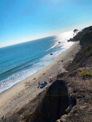 Empty beach!