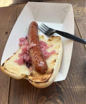 German hot dog