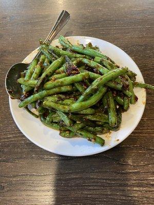 Spicy green beans