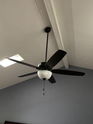 Ceiling fan done perfectly