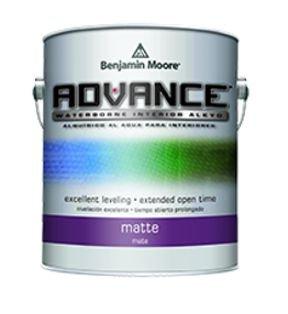 New Advance Matte finish. Ideal for interior walls, cabinets and woodwork, ADVANCE Matte provides a level 5 finish with elegance