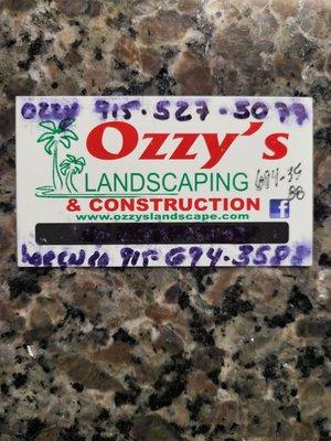 Ozzy's Landscaping & Construction