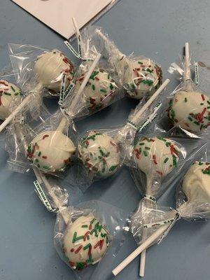 Christmas candy on a stick