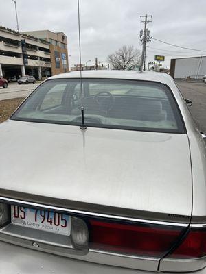 License plates, mounted and ready to go to North Ave., Beach