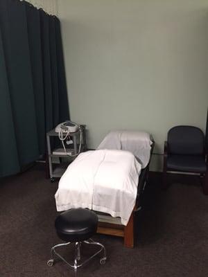 Private treatment booth