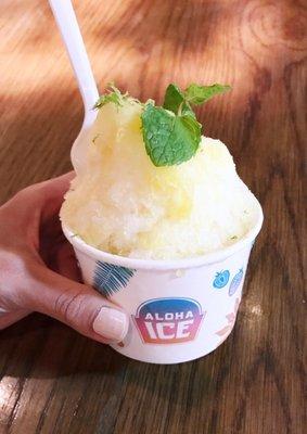 Tropical Fruit shave ice from Aloha Ice.