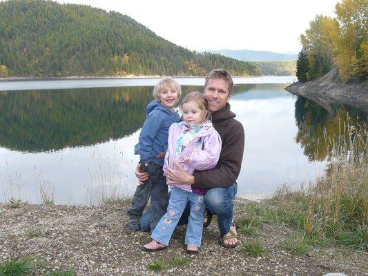 Douglas Bradley at Hungry Horse Reservoir