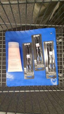 Revolution face wash, gel pens, notebook folder CVS Sedona Friday September 30, 2022