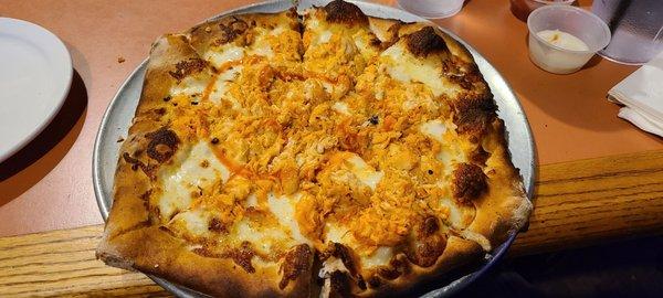 The Buffalo chicken pizza