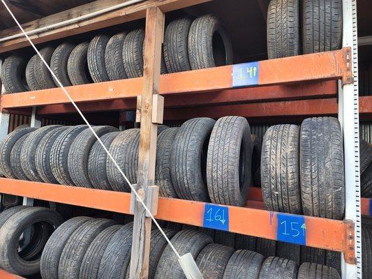 We sell used tires!!