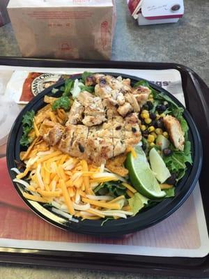 Southwest salad .. Not bad @ all