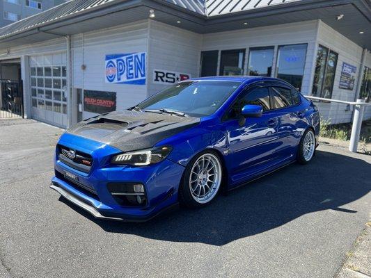 Subaru WRX new wheels package