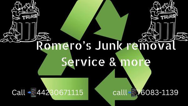 Romero’s Junk removal service & more