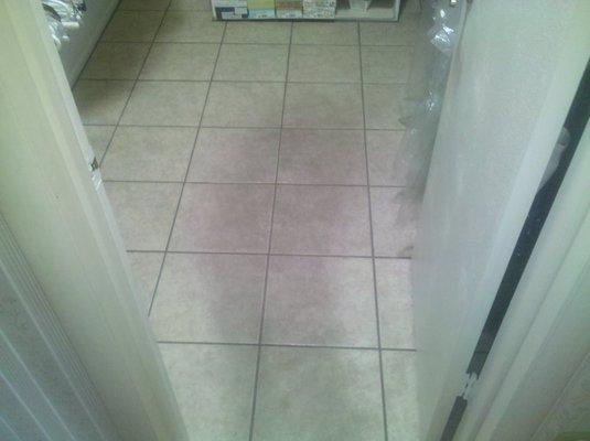 Tile and Grout Cleaning- Before