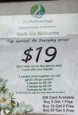 Grand opening
Fo reflexology 

7060 W 105th St, Overland Park, KS 66212

 Open Daily 10AM-10PM

Call:913-602-0934

Special Pr...