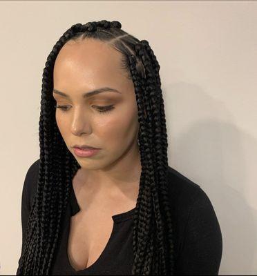 Traditional box braids