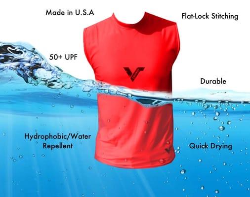 Victory KoreDry products won't get baggy or soggy when wet, keeping you comfortable in and out of the water.