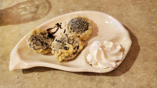 Fried oreos