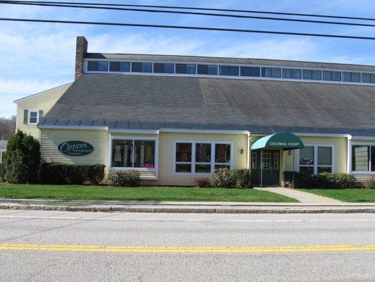 Options Consignment Boutique Colonial Court Parking in the rear