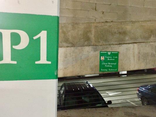 Visitor Parking on Parking Garage Level 1. You can request a Token from the office you are visiting for a free exit.