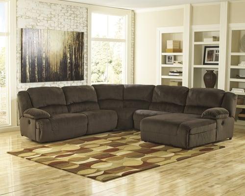 Toletta Chocolate Sectional