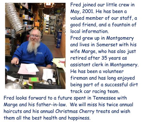 Fred Crawford retires after 20 years of service