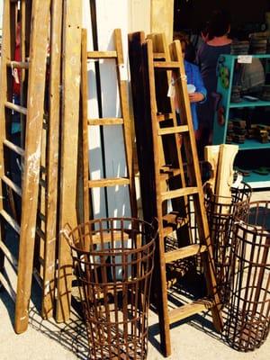 Re-worked ladders. #countrylivingfair