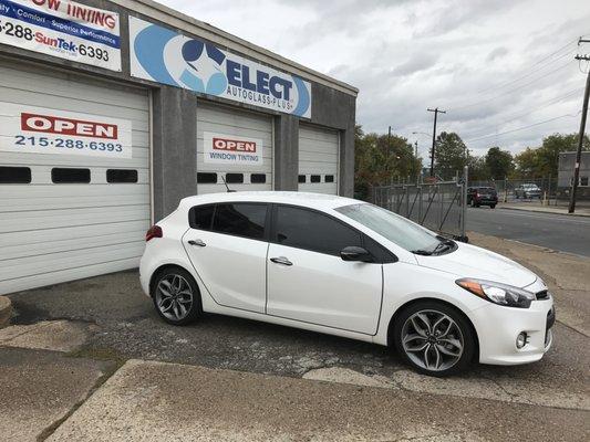 2016 Kia Rio 15% tint