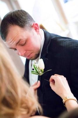 Grooms boutonnière!