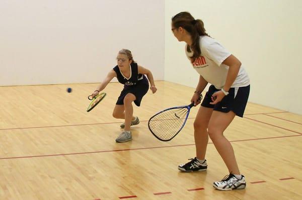 Professional racquetball instruction with Grace Hughes at Bremerton Tennis and Athletic Club