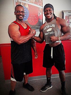 Trained with this young man. Football player @ eastern Illinois