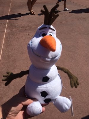 Purchase Olaf for a limited time inside DHS at certain specific kiosks & gift shops. #OlafSummerVacation