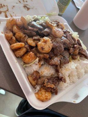 #5 Steak & Shrimp combo