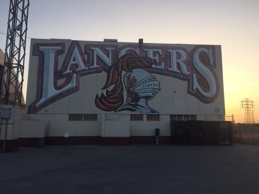 Bell Gardens High School Lancers Mural.