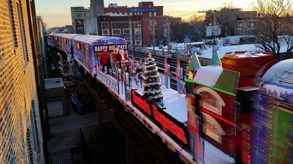 Santa!  ~  CTA Holiday Train 2014