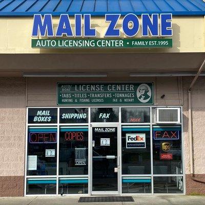 Mail Zone Auto License Agency