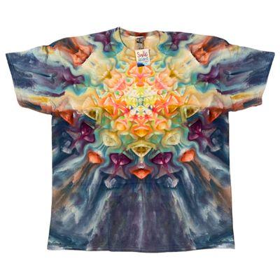 Blast off in this cosmic tie-dyed style