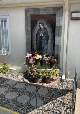 Niche of the Virgin of Guadalupe.