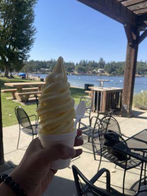 Pineapple soft serve