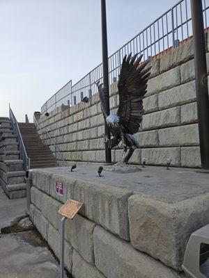 Eagle statue